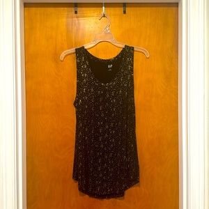 Gap Luxe Black/Gold Tank